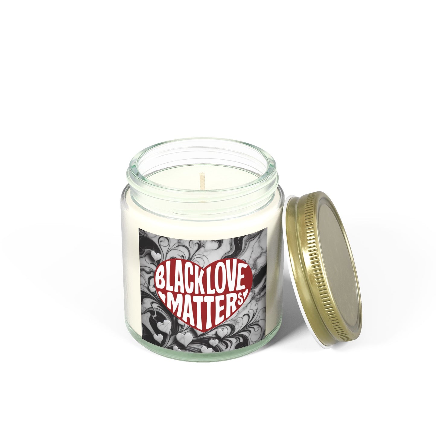 OG Black Love Matters Scented Candles, Coconut Apricot Wax (4oz, 9oz)