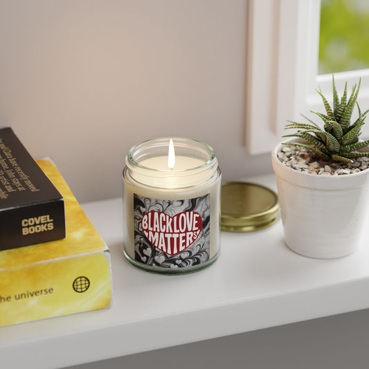 OG Black Love Matters Scented Candles, Coconut Apricot Wax (4oz, 9oz)